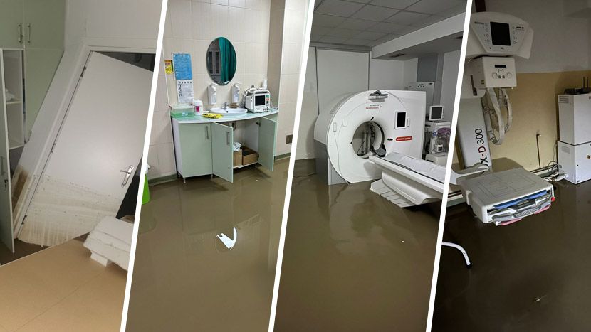 Bolnica pod vodom, pacijenti se upućuju dalje, borba još traje